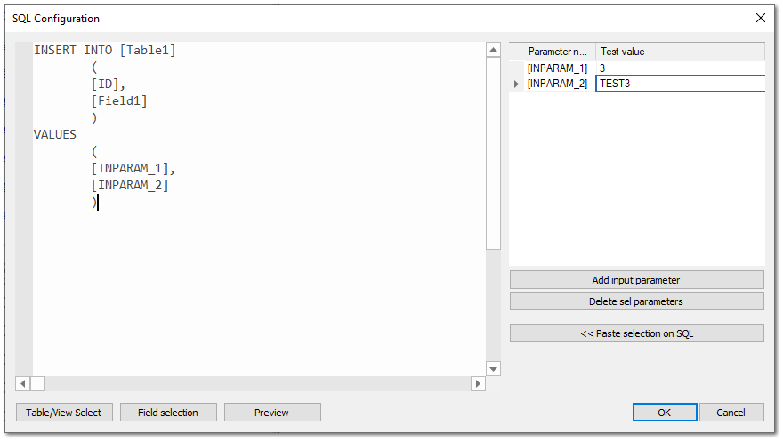3.5.5.4.2. Edit INSERT Statement