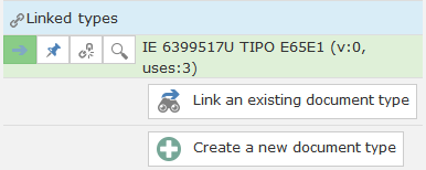 2. Document Type Link Settings
