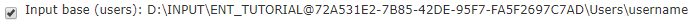 6. User Batches Input Folder